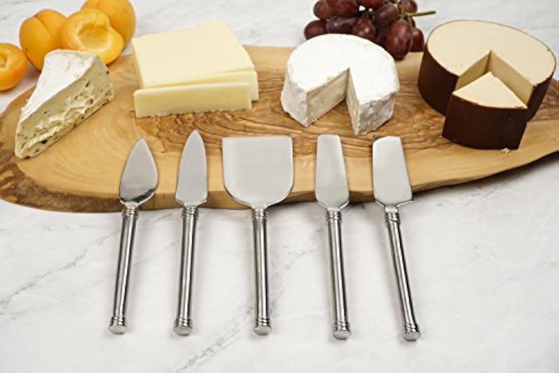 Cuchillos de queso, color plateado
