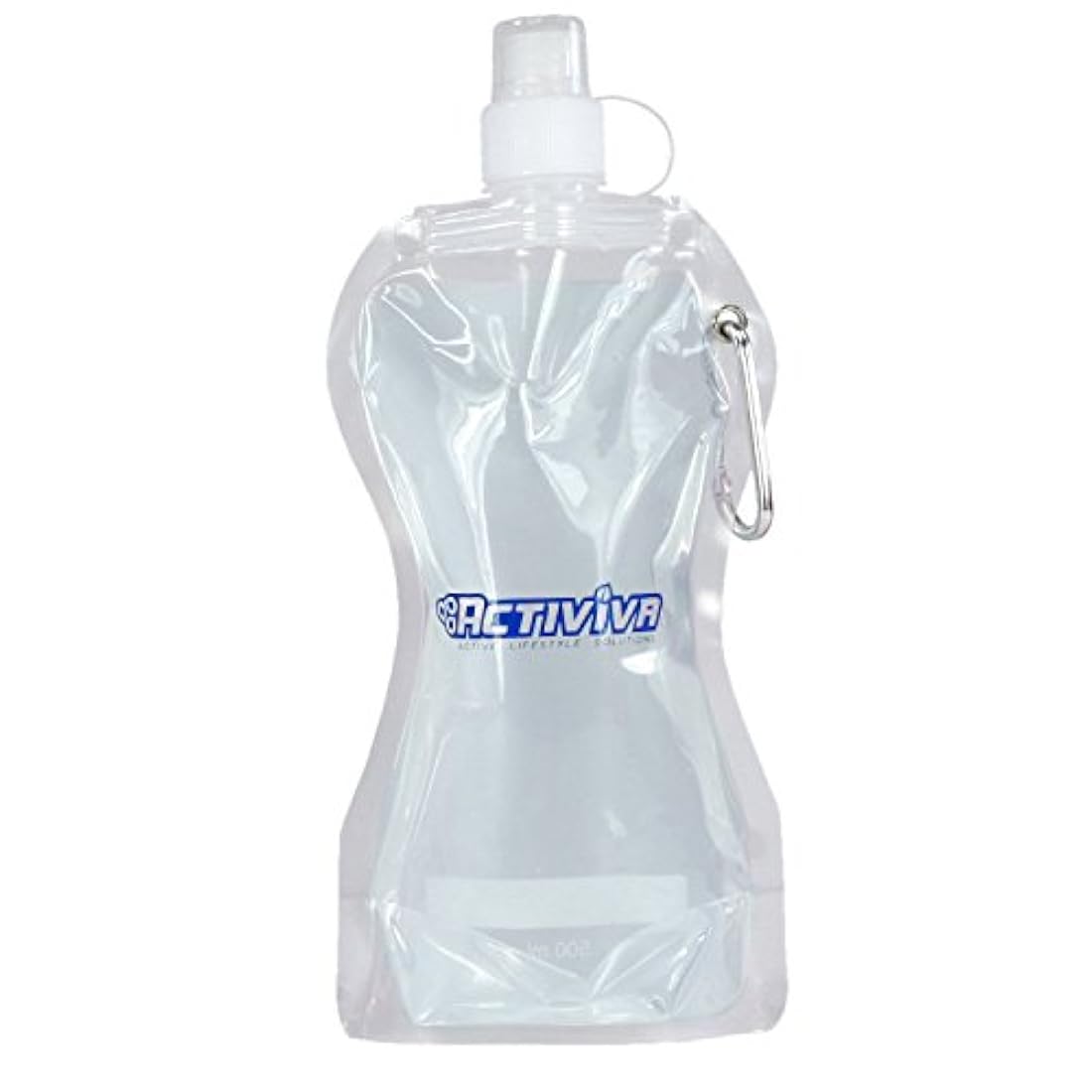 Botella de Agua Plegable Reutilizable con Mosquetón de Clip
