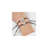 Pulseras y tobilleras de corazón para madre e hija