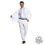 Traje de fiesta para hombre, color sólido, traje de ocio