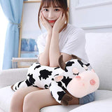 suave almohada de vaca peluche