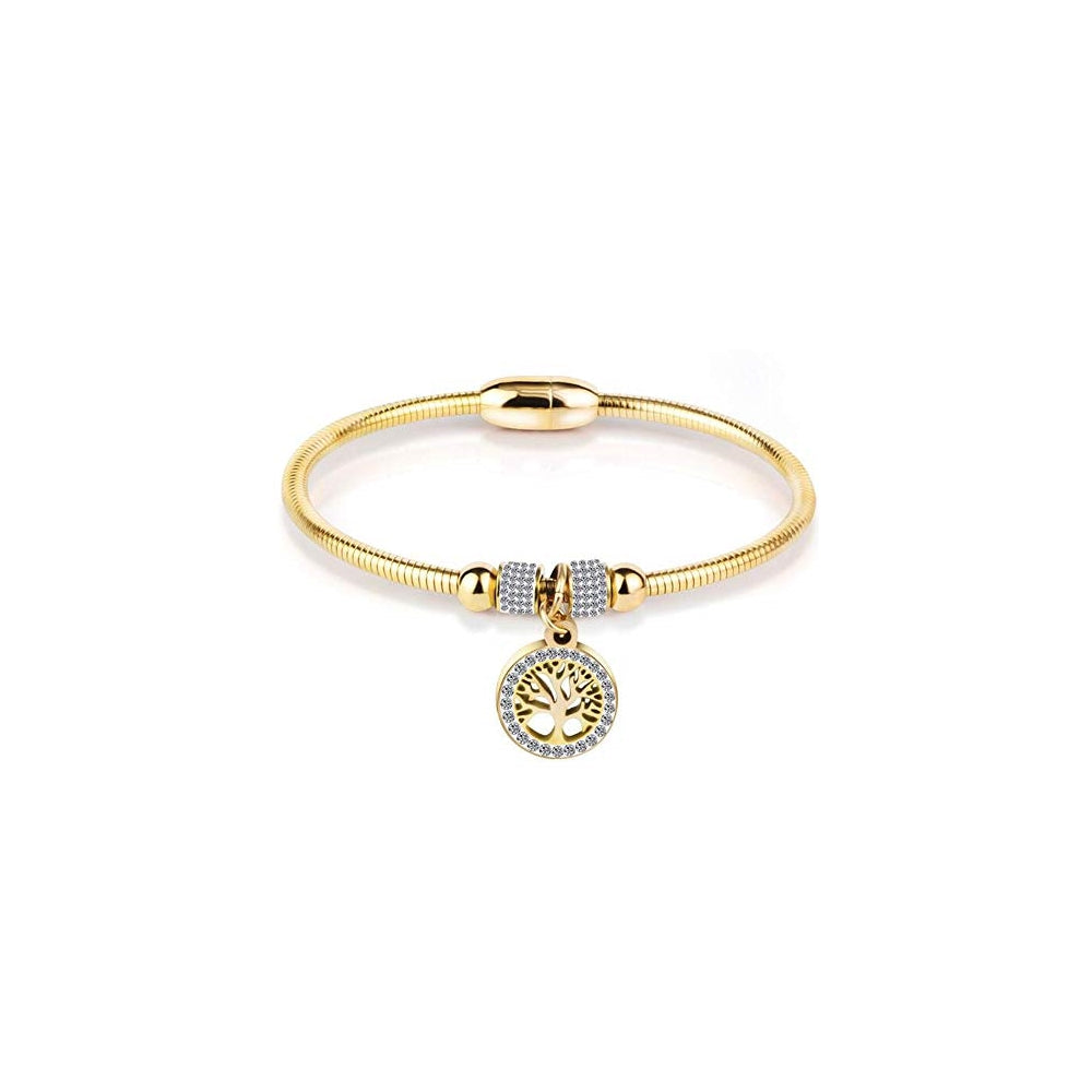 Pulseras y tobilleras magnética de acero inoxidable con dije
