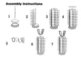 Display 40 PCS para gafas de sol con espejo giratorio