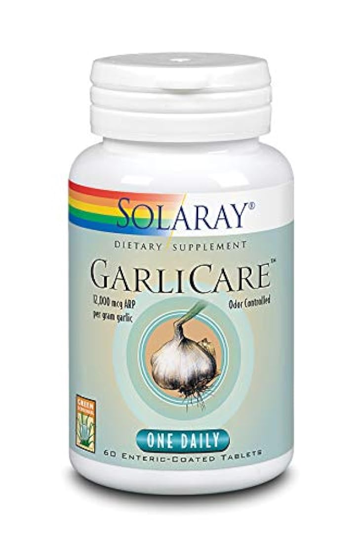 Solaray Garlicare tabletas, 12000 mcg, 60 unidades