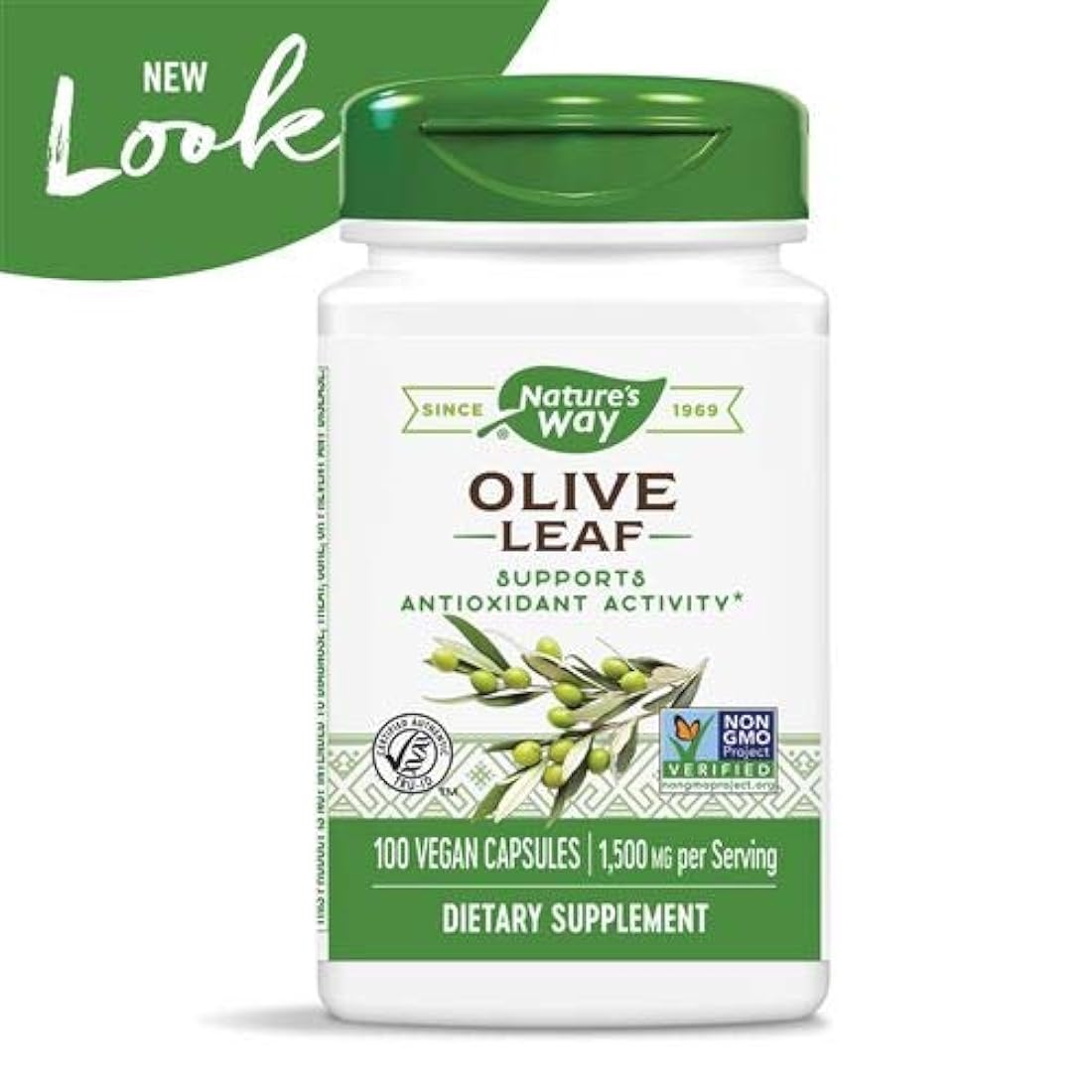 Nature's Way - Suplemento de Hoja de oliva, 100 cápsulas