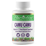 Paradise Herbs Camu 20% cápsulas vegetarianas de vitamina C, C809, 1