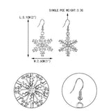 Aretes transparentes, colgantes, con pasador tipo gancho