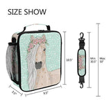 Bolsa térmica para el almuerzo diseño de flores