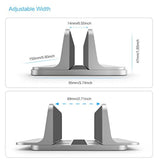 Soporte vertical para computadora portátil