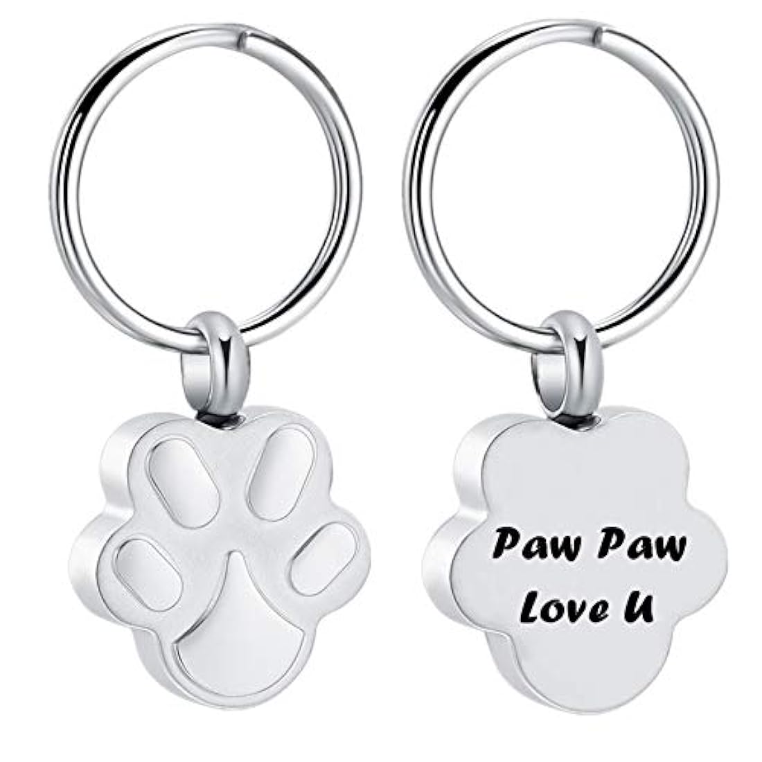 Llavero de urna de cenizas de cremación para cenizas de mascotasna conmemorativa