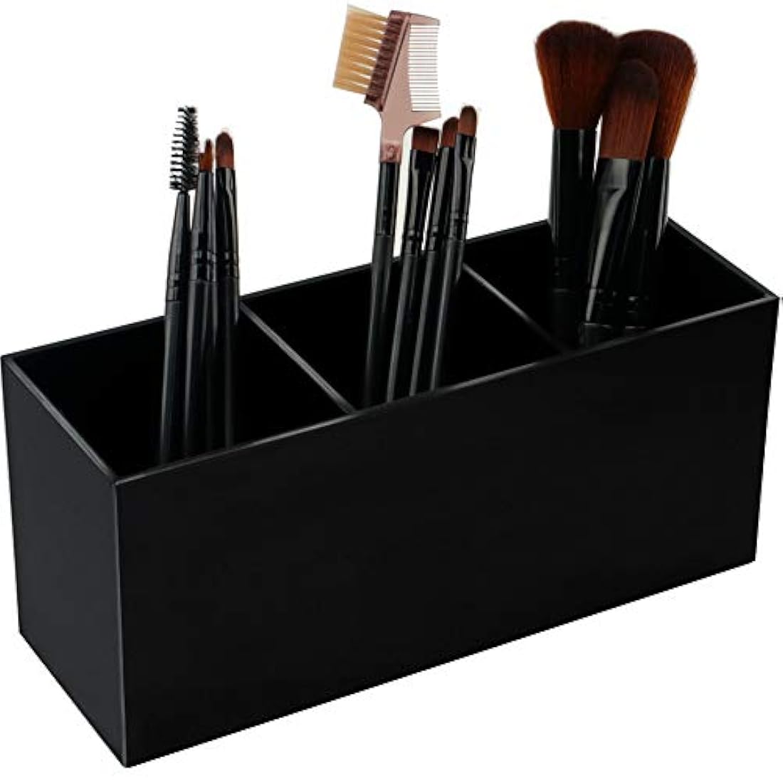 Organizador para maquillaje ranuras para cosméticos acrílico
