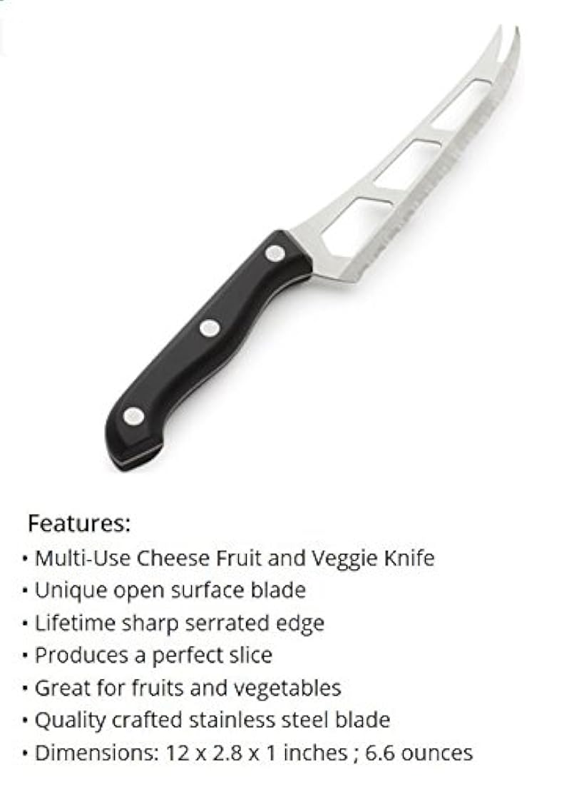 Cuchillo  Queso Frutas y Veggie – , Plateado