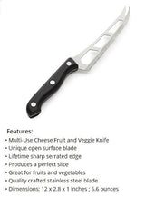 Cuchillo  Queso Frutas y Veggie – , Plateado