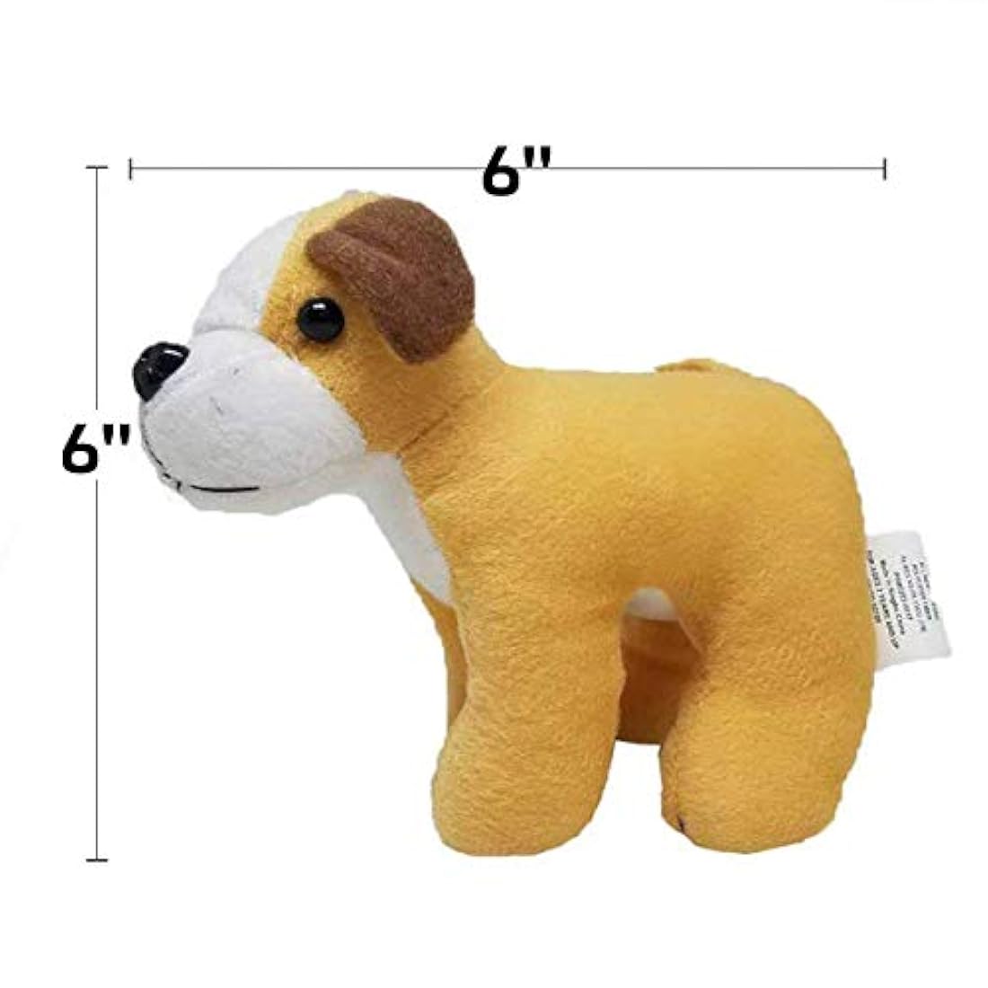 24 juguetes en forma de perros de peluche