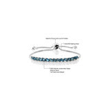 Pulseras y tobilleras de tenis de plata de ley