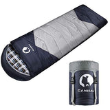 CANWAY Saco de dormir con saco de compresión, ligero