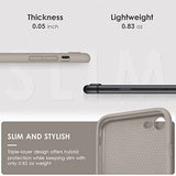 DTTOCASE - Funda para iPhone SE 2022/2020, iPhone 8, iPhone 7, funda de silicona líquida para iPhone SE 8 7 de 4.7 pulgadas, funda protectora suave y sedosa colorida para niñas y mujeres, piedra