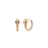 Aretes de aro contra el mal de ojo para mujer