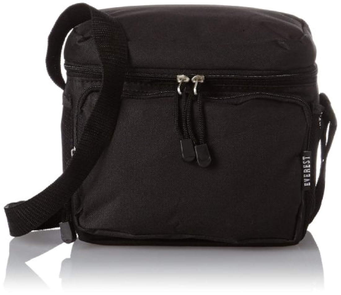 Everest Cooler Bolsa para el almuerzo, color Negro