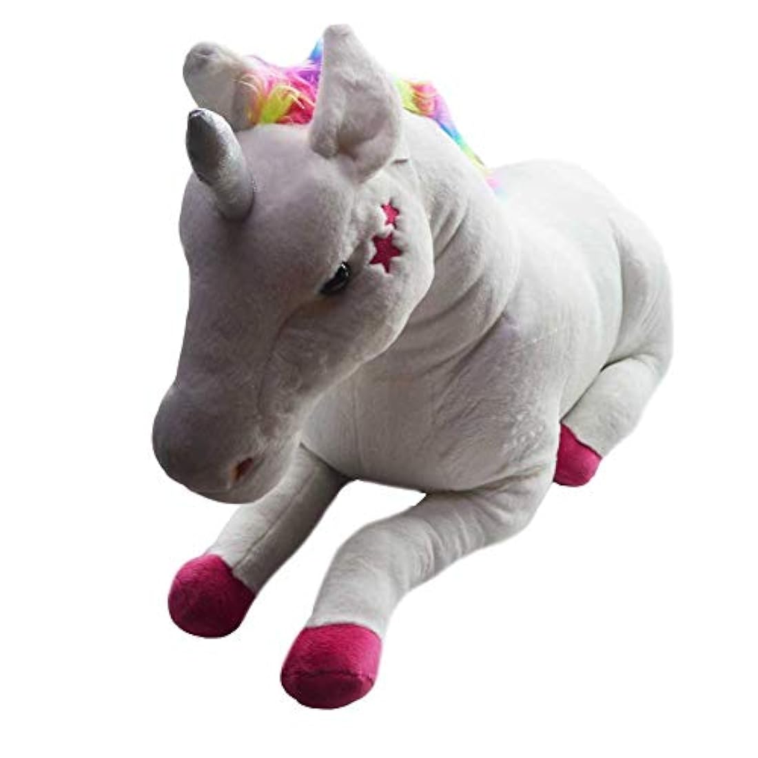 peluche gigante de unicornio de felpa mide 30