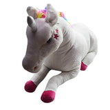 peluche gigante de unicornio de felpa mide 30