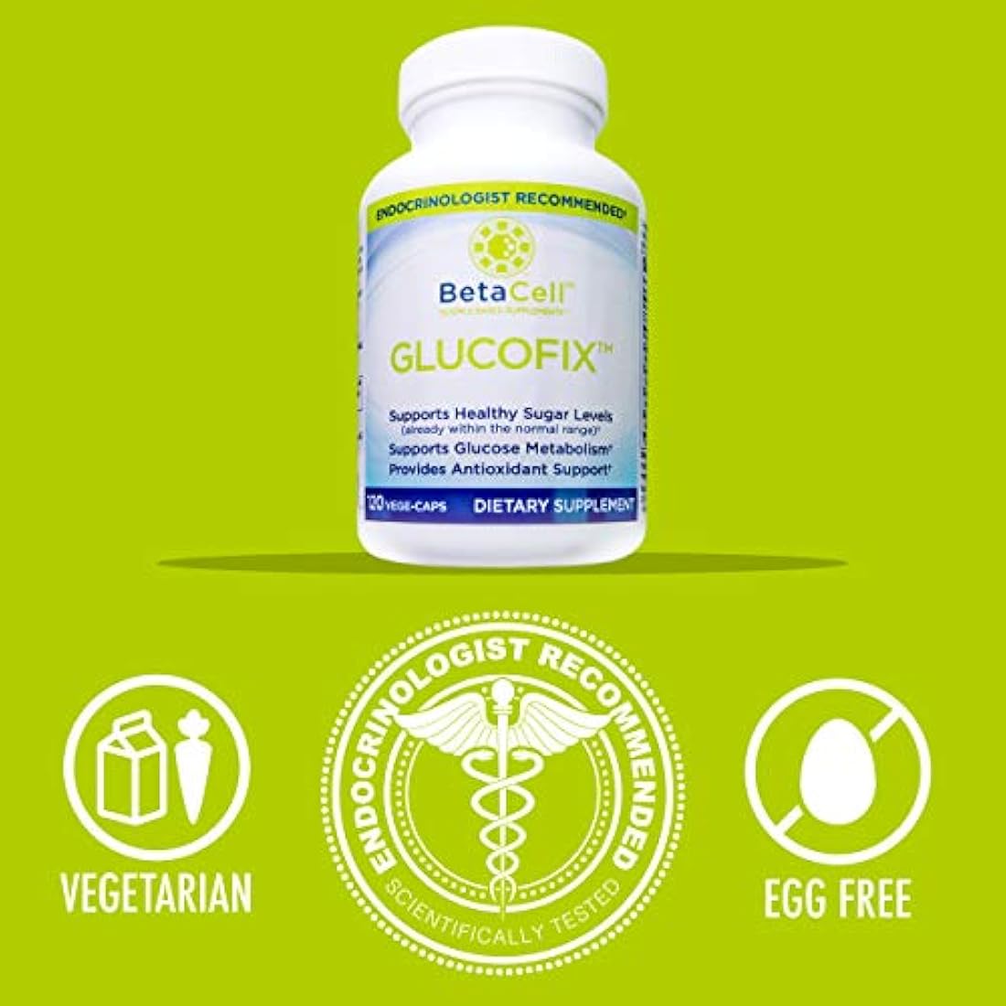 GLUCOFIX: Suplemento apoyo azúcar en sangre - 120 cápsulas