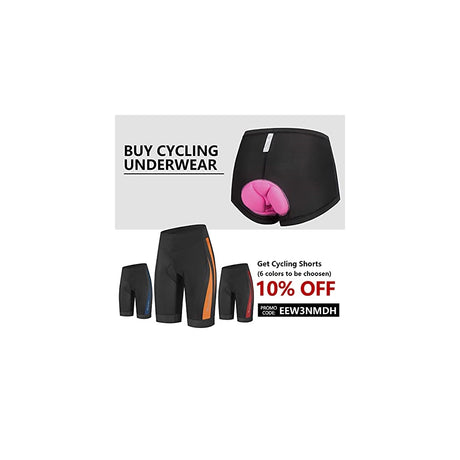 Shorts cortos  de ciclismo acolchados en 3D talla S