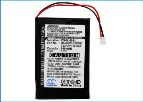 Batería reemplazo 950mAh para DELL Jukebox DJ 5GB HVD3T