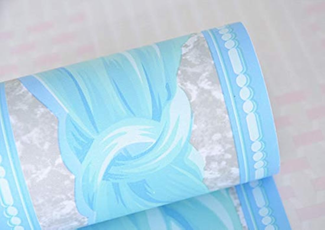 cenefa papel tapiz con borde y pegamento