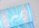 cenefa papel tapiz con borde y pegamento