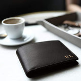 Cartera de piel para hombre