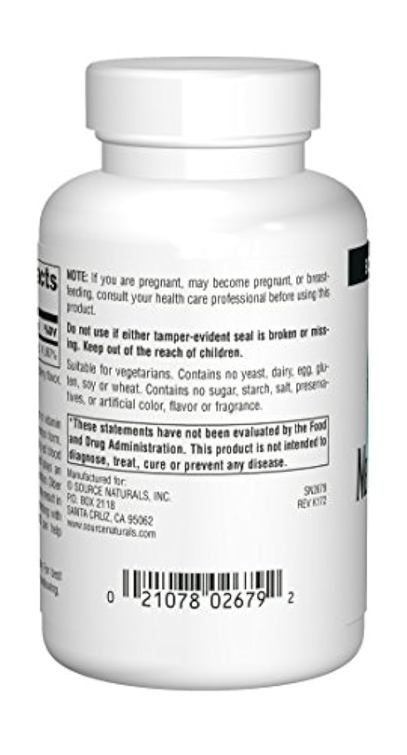 Fuente Naturals Methylcobalamin, Vitamina B-12 Cherry Flavored Sublingual, 240 Count
