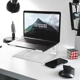 Soporte de aluminio para computadora portátil compatible