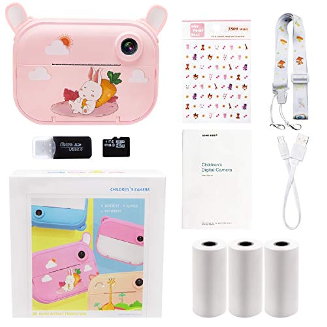 Cámara de impresión instantánea para niños