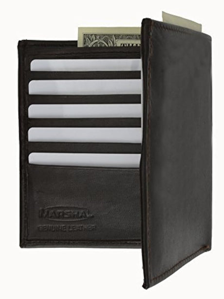 Cartera de cuero genuino para hombre