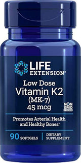 Baja dosis Vitamina K2 Menaquinone-7 90 cápsulas blandas