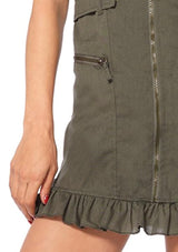 Disfraz militar de Top Gun con cremallera frontal talla L
