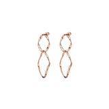 Aretes de argolla de plata para mujer