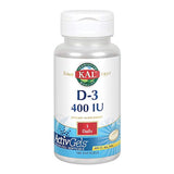 Kal D-3 400 IU cápsulas blandas, 100 unidades