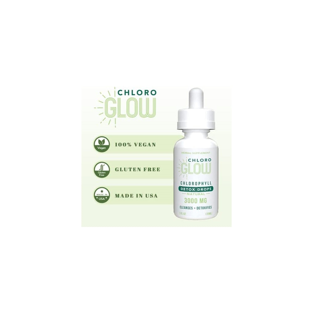 Suplemento Clorofila líquida orgánica  natural 30ml