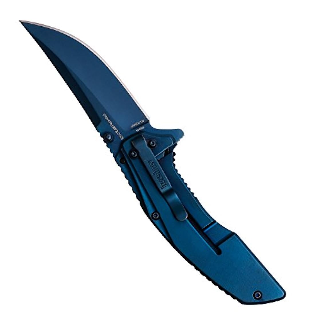 Kershaw hoja de acero  de 3 pulgadas en color azul brillante
