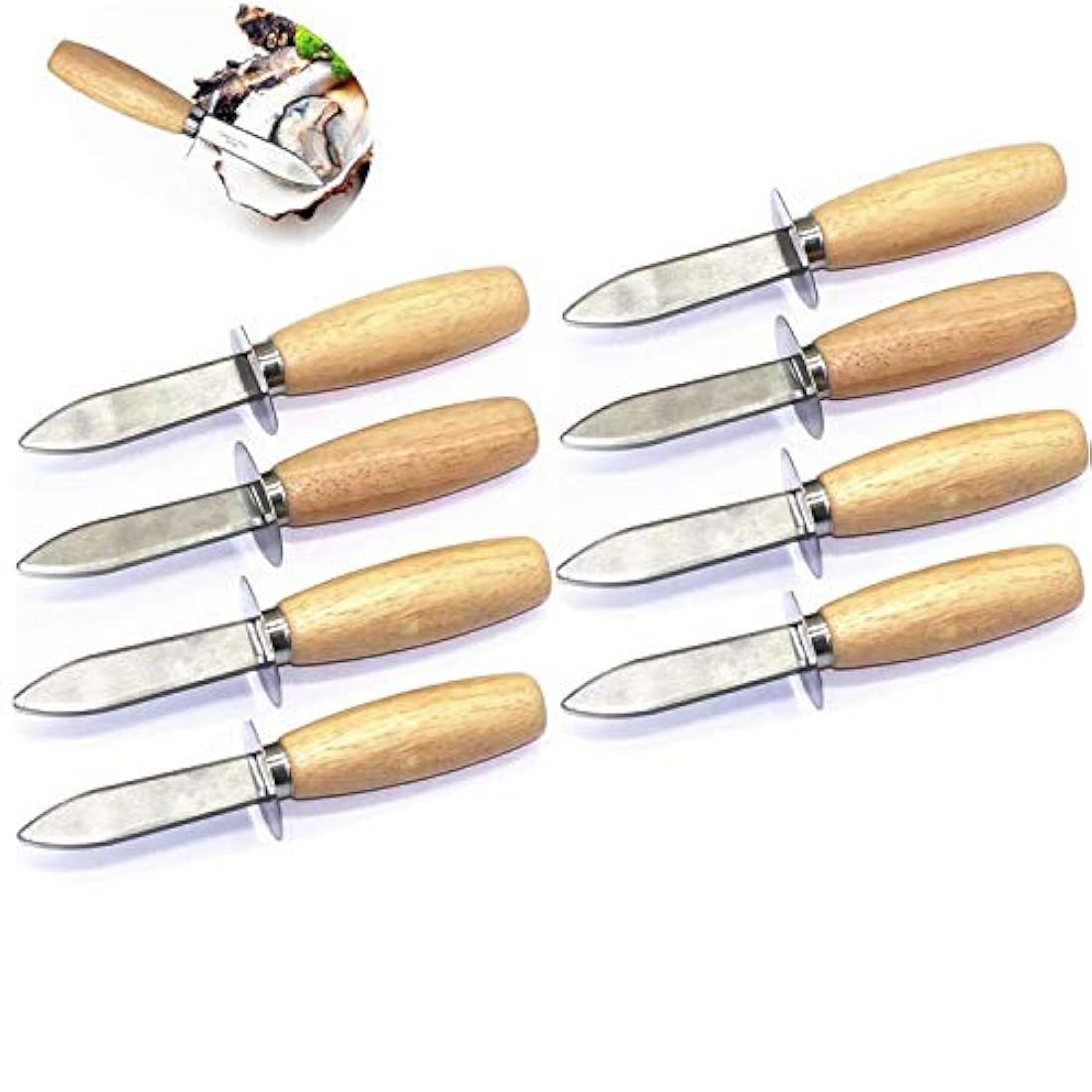 TANG SONG - 8 cuchillos de ostra para batir, cuchillo