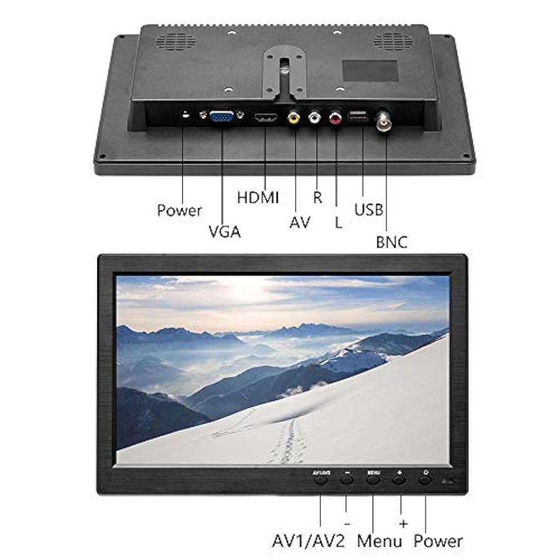 Monitor TFT LCD de 10.1 pulgadas resolución de 1920 x 1080