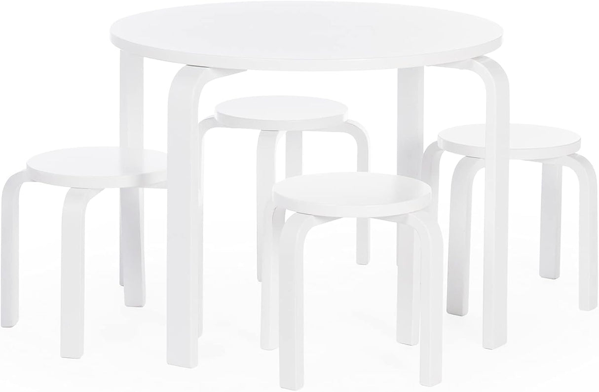Mesas y Sillas para Niños nórdicas para niños blanco