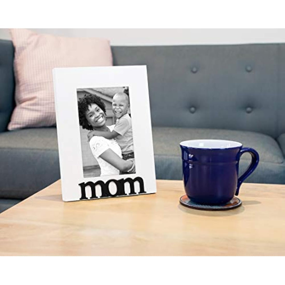 Marco de fotos en madera (3.9 x 5.9), blanco