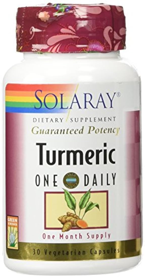 Solaray garantizada Potencia Cúrcuma Extracto de Raíz