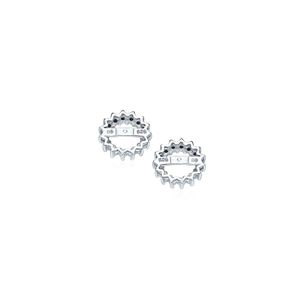 Aretes Circonita cúbica redonda extraíble para mujeres