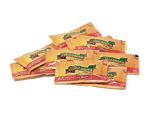 50 Paquetes de Salsa Botanera Clásica Picante 10g cada uno