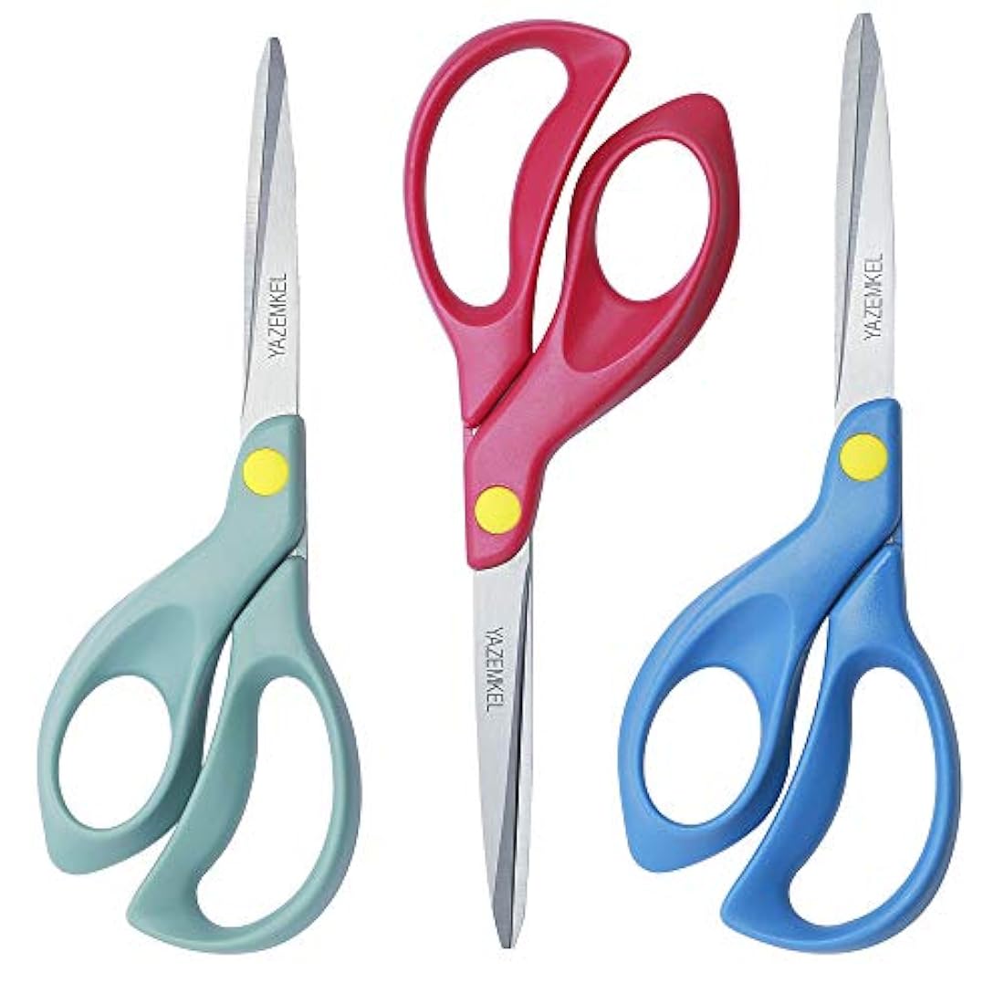 YAZEMKEL Tijeras de mano izquierda de acero inoxidable 7.9