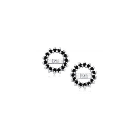 Aretes Circonita cúbica redonda extraíble para mujeres